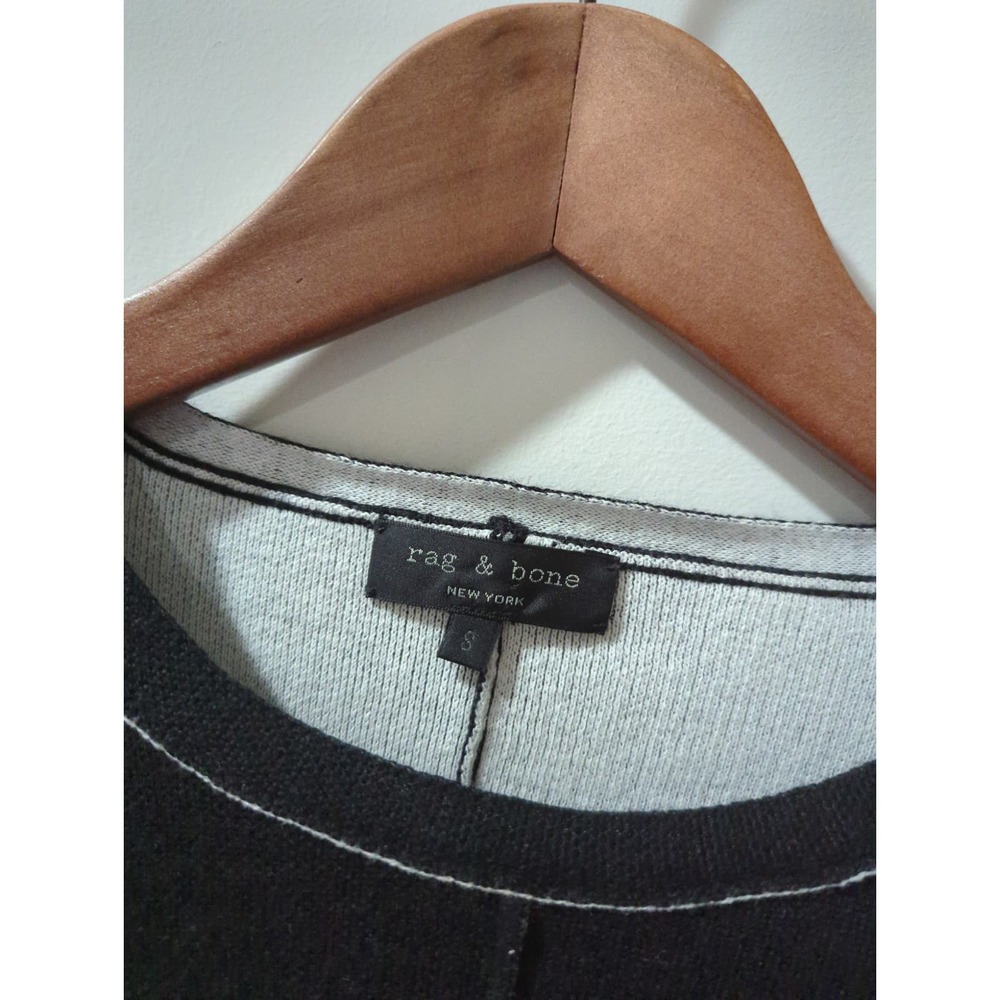 Rag & Bone Merino Wool Exposed Stitch Sweater - Picture 2 of 4